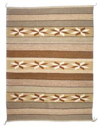 Two Navajo Chinle Rugs Larger: 69 3/4 x 58 3/4 inches. — SECOND HALF 20TH CENTURY