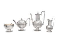 A Gorham Silver Four-Piece Tea and Coffee Service