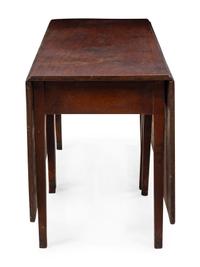 A Federal Mahogany Drop-Leaf Dining Table — Circa 1810