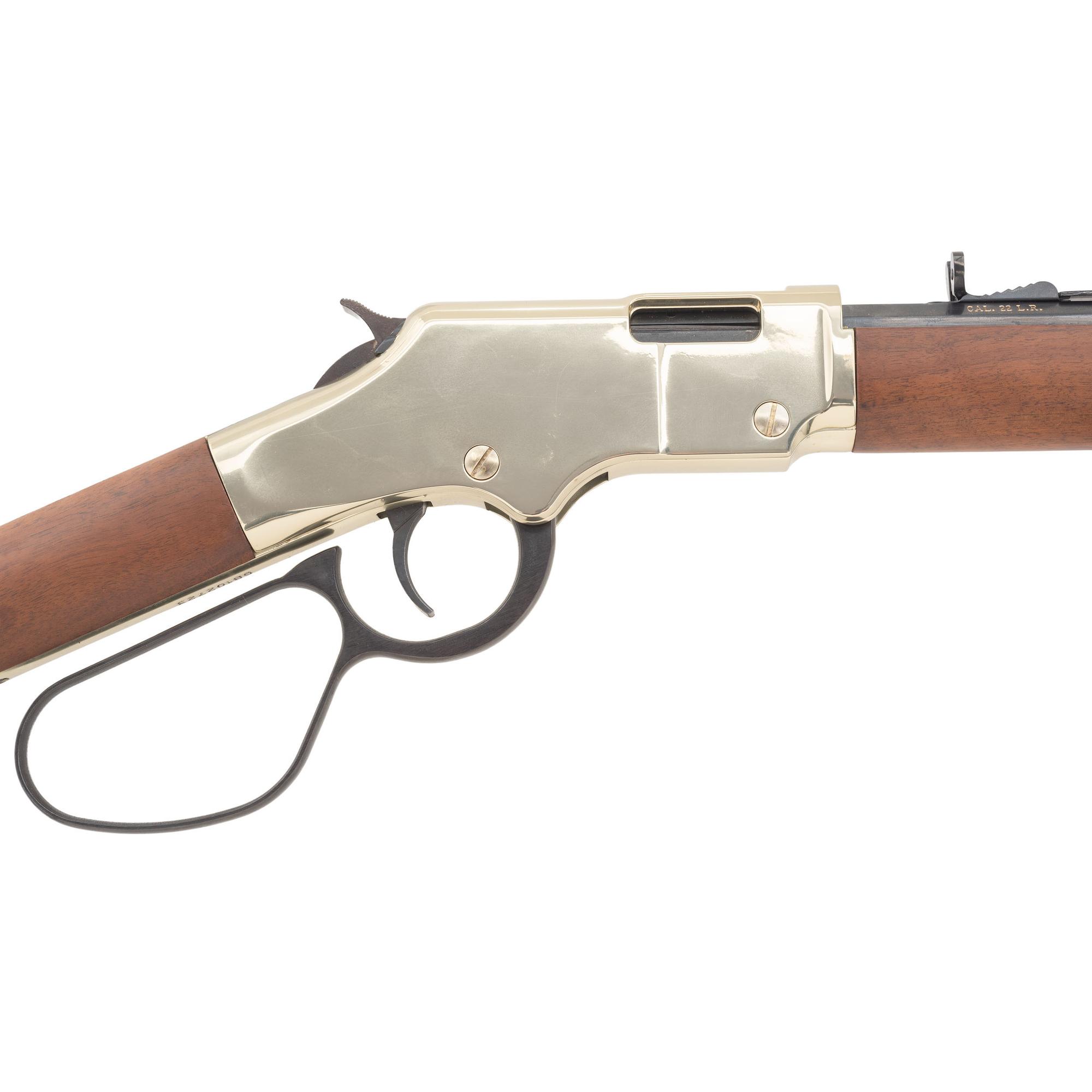 *Henry Repeating Arms Large Lever Golden Boy .22 Rifle in Box