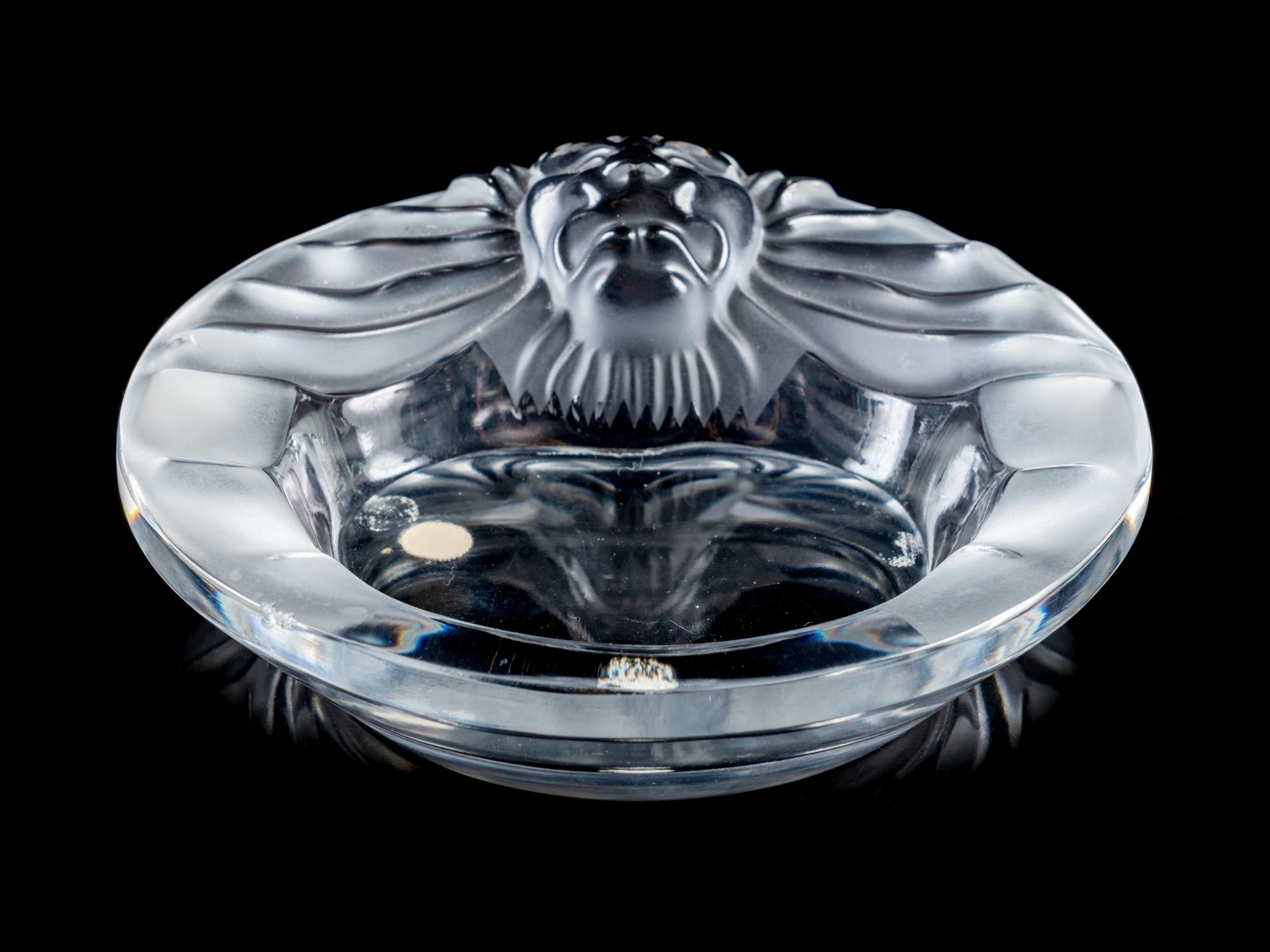 A Lalique Frosted Glass Dish