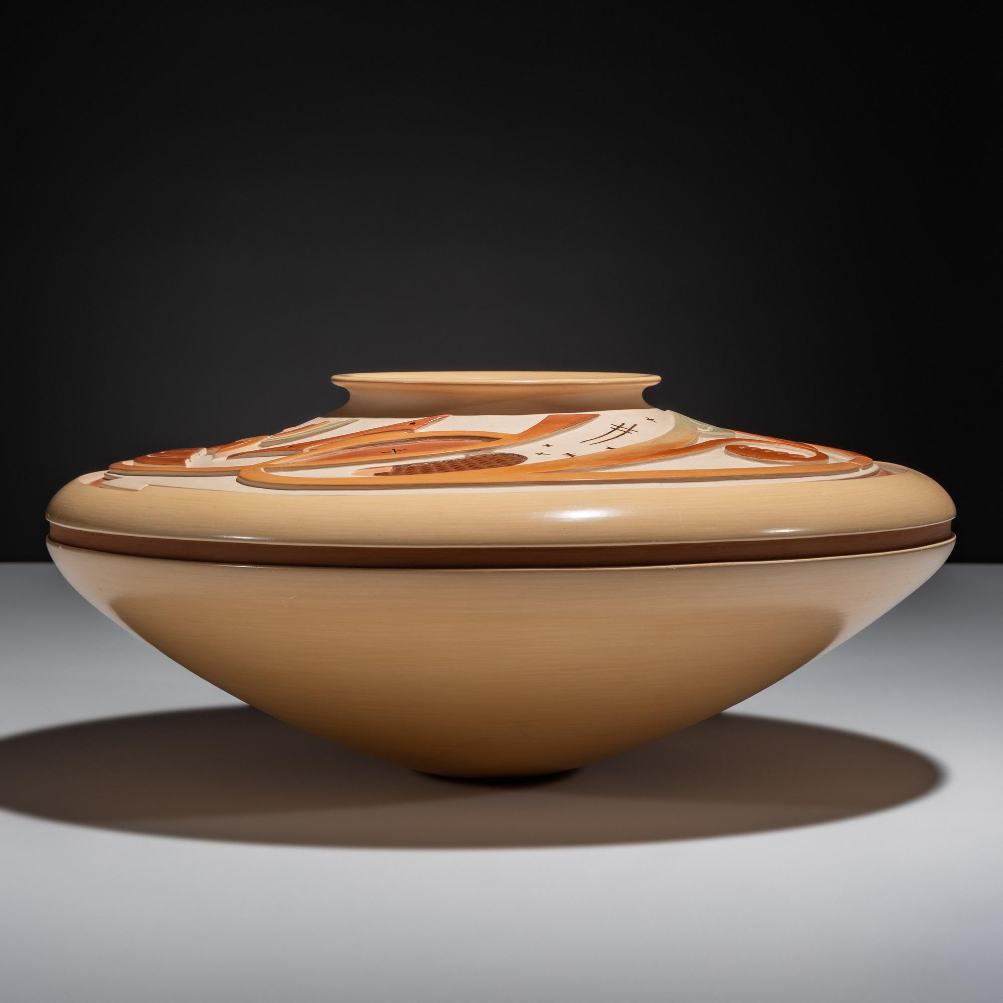 Polychrome Pottery Jar