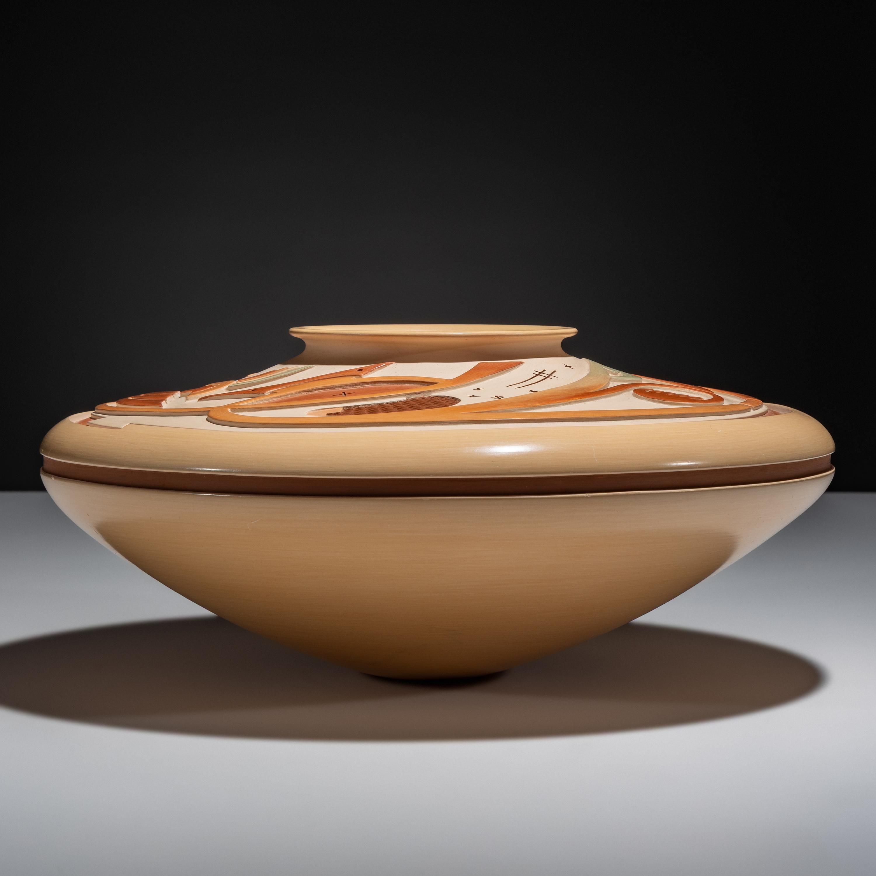 Polychrome Pottery Jar