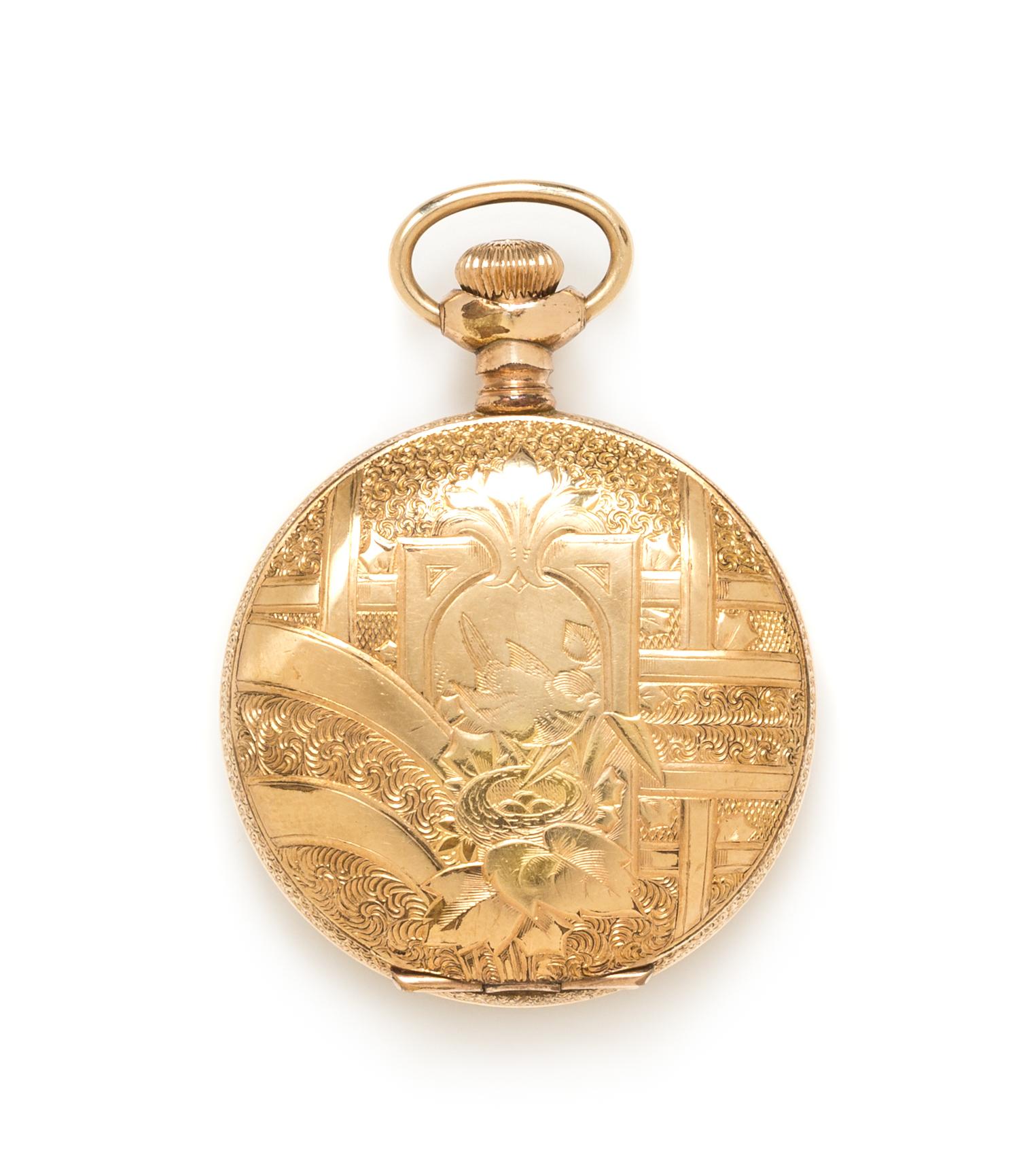 A Gold Filled Hunter Case Pocket Watch, Mignon, 27.20 dwts.