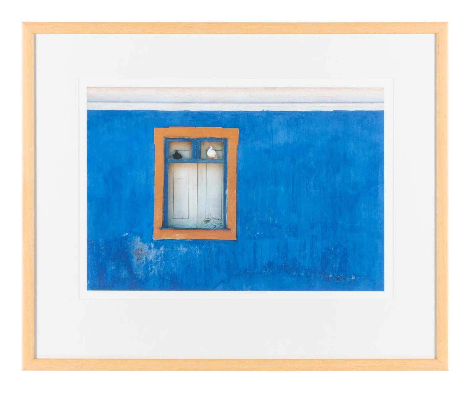 Blue Wall and Doves, Portugal , 1972 (printed later)