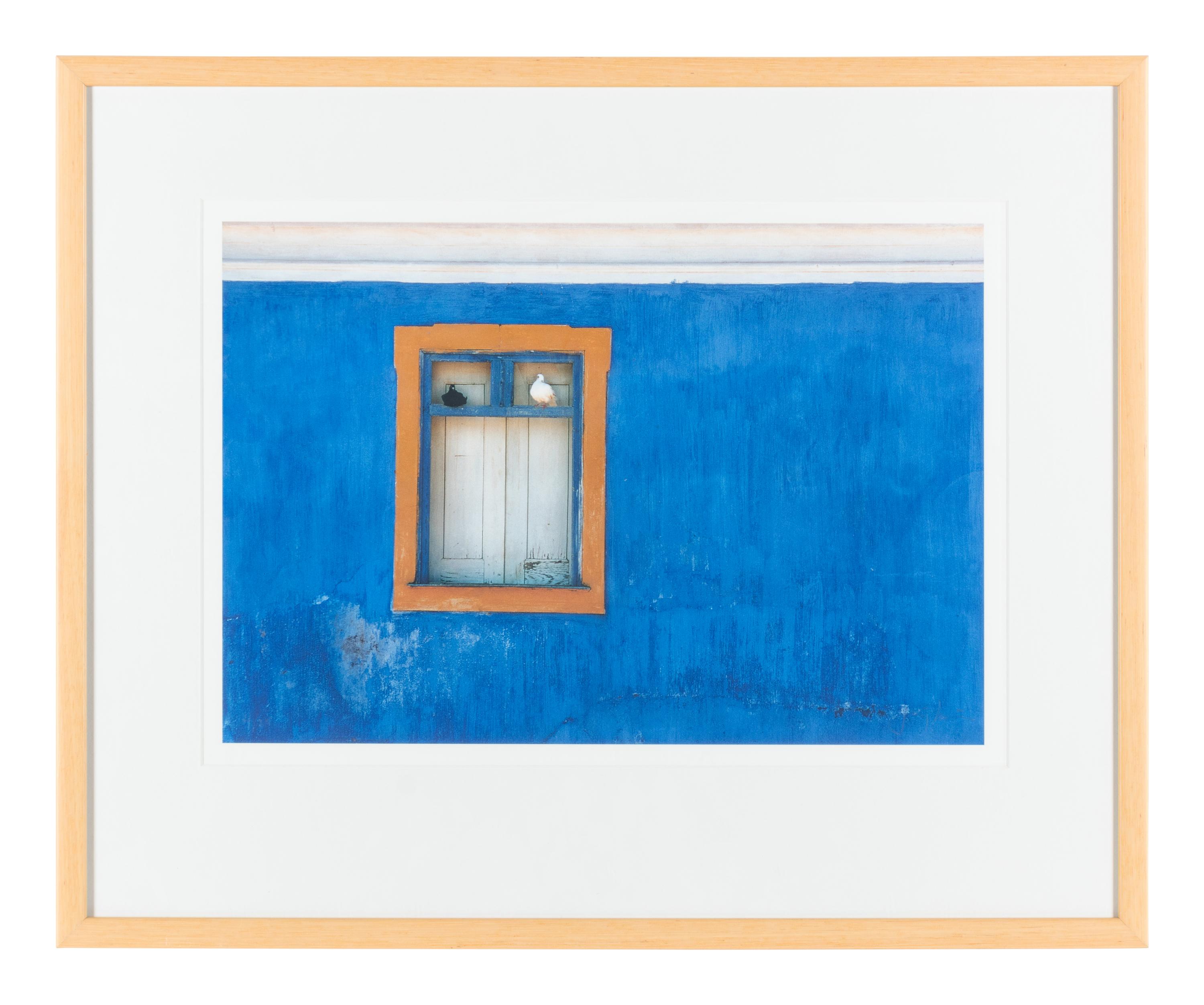 Blue Wall and Doves, Portugal , 1972 (printed later)