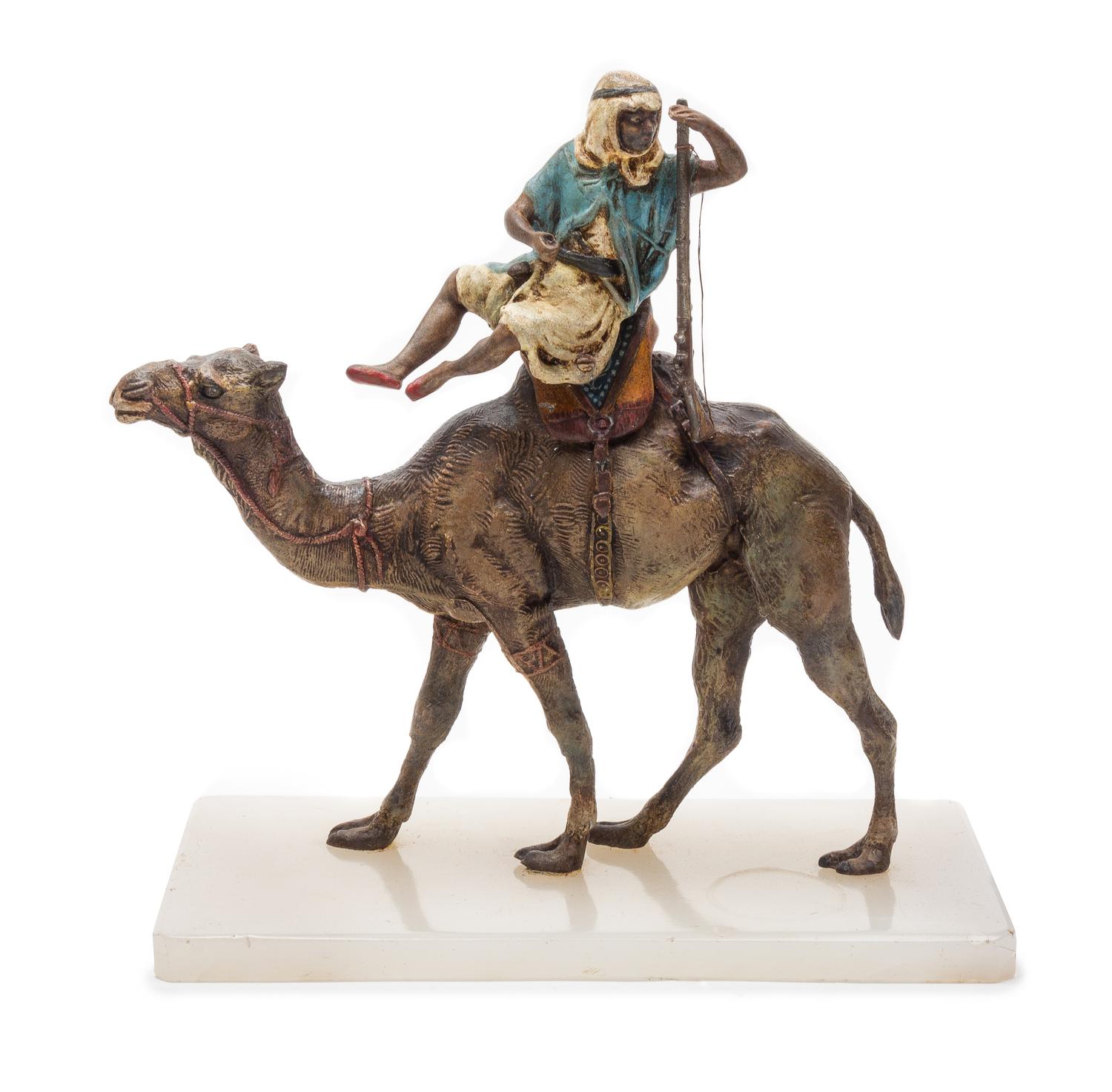 An Austrian Cold Painted Bronze Figural Group Height 11 1/2 inches. — EARLY 20TH CENTURY