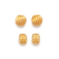 COLLECTION OF YELLOW GOLD EARCLIPS