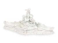 A Capodimonte Porcelain Table Centerpiece