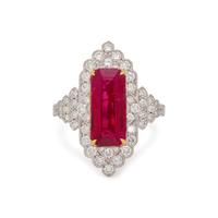 RUBY AND DIAMOND RING