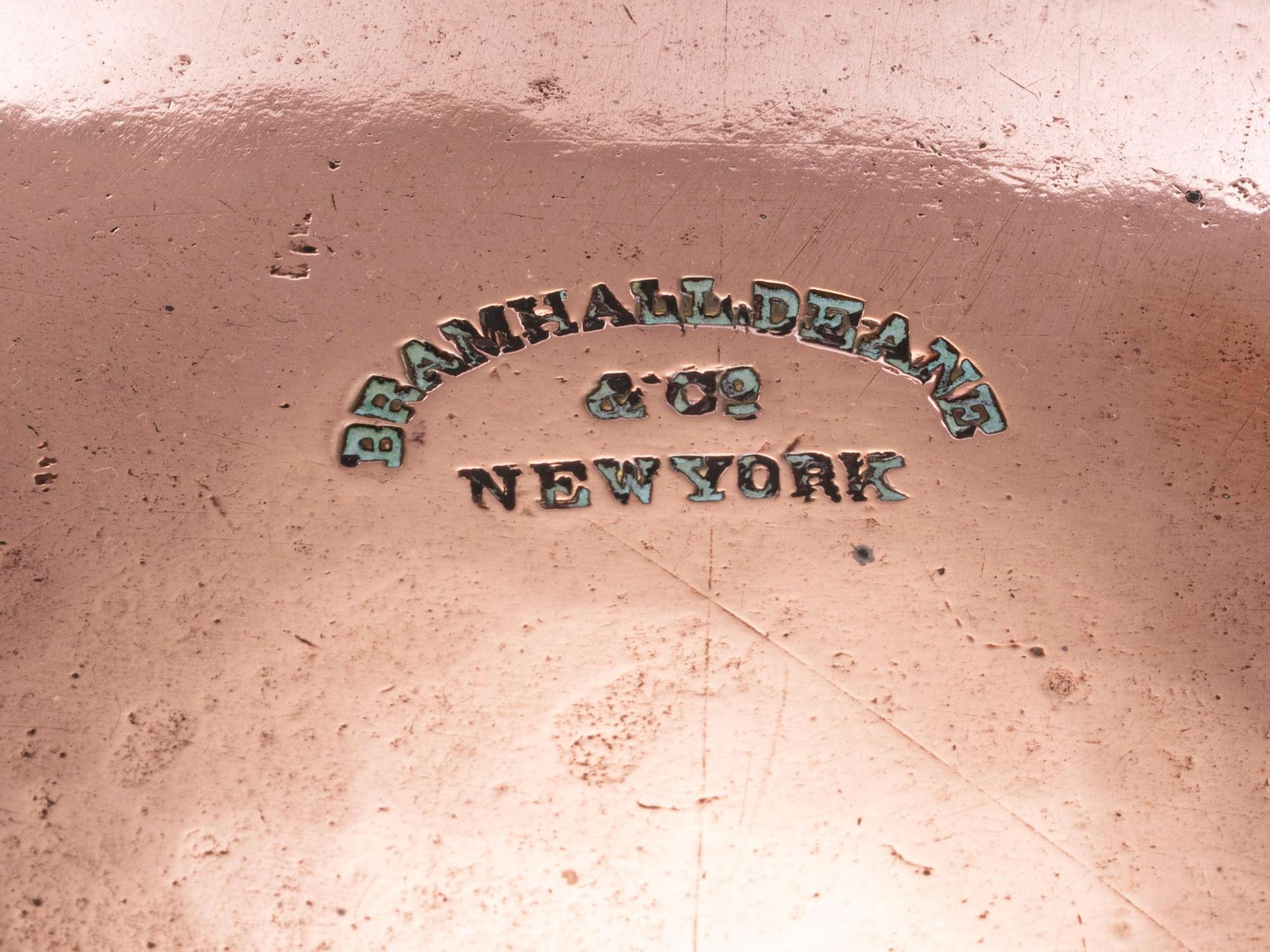 An American Copper Fish Poacher with Cover and Inside Tray