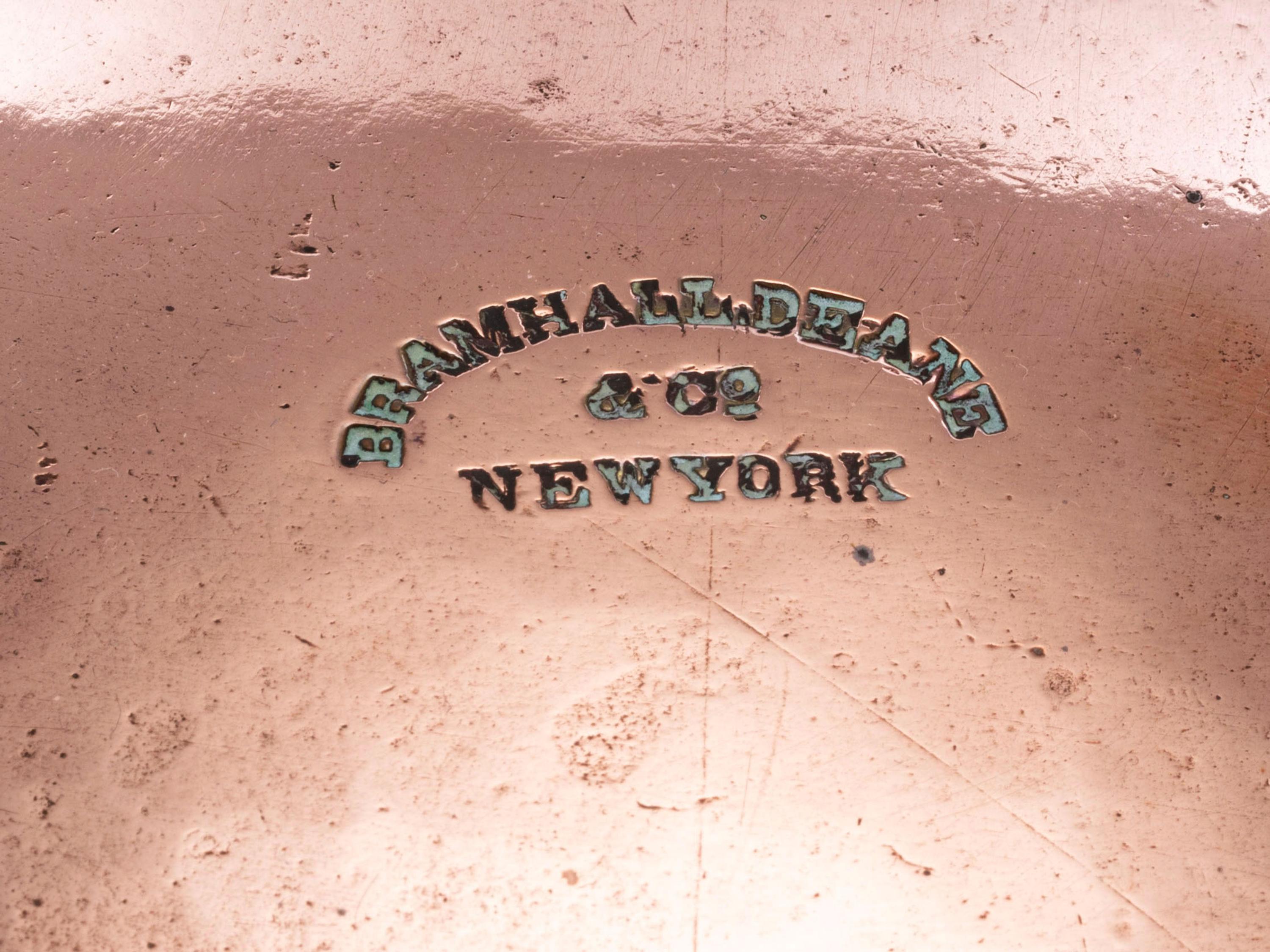An American Copper Fish Poacher with Cover and Inside Tray
