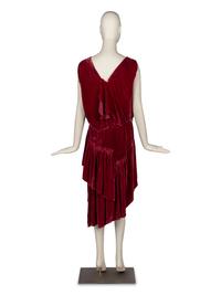 Paquin Velvet Flapper Dress, 1928