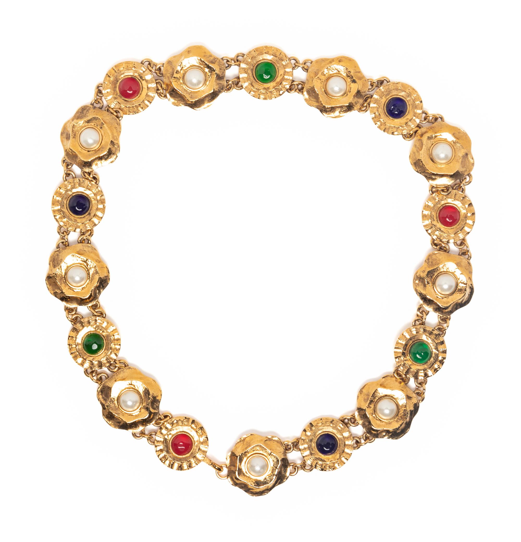 Chanel Medallion Metal Belt
