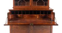 A George III Mahogany Bureau Bookcase