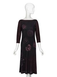 Etro, Black Jersey Knit Dress