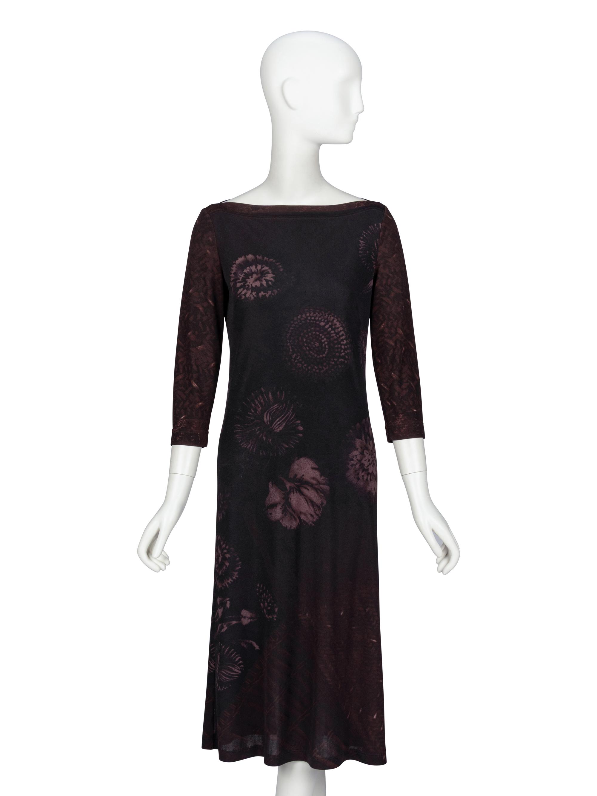 Etro, Black Jersey Knit Dress