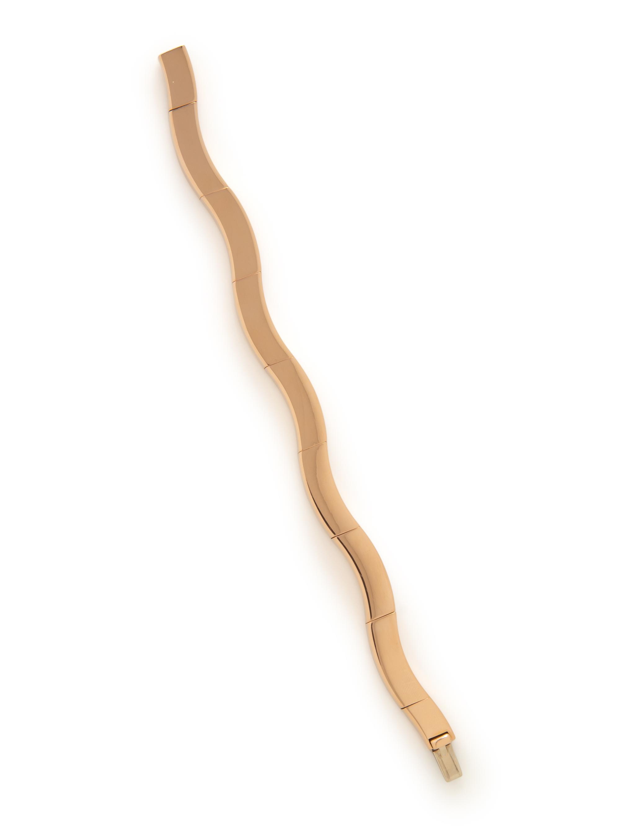 VHERNIER, ROSE GOLD AND TURQUOISE ‘VENTO’ BRACELET