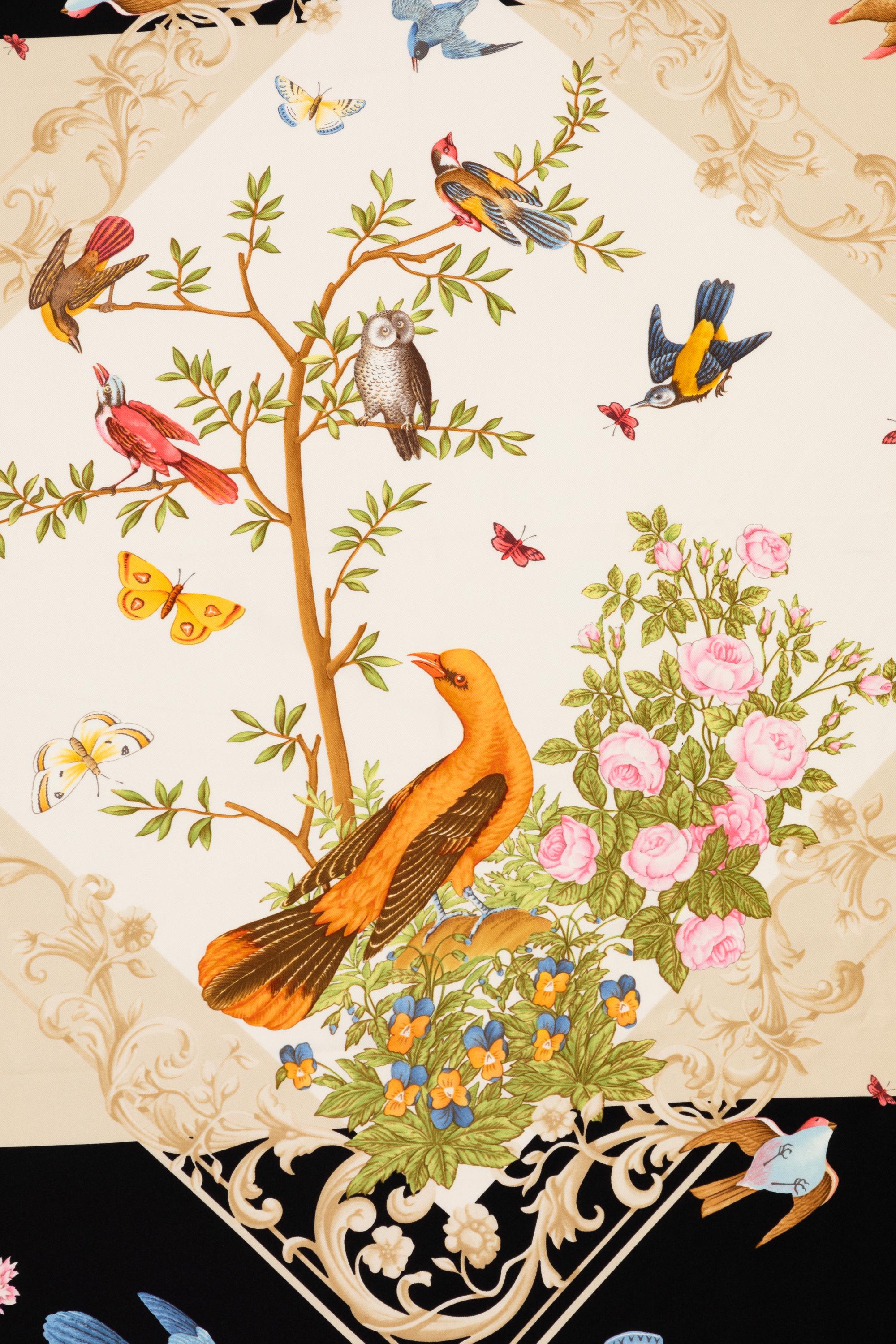 Salvatore Ferragamo Silk Scarf, 1980-90s