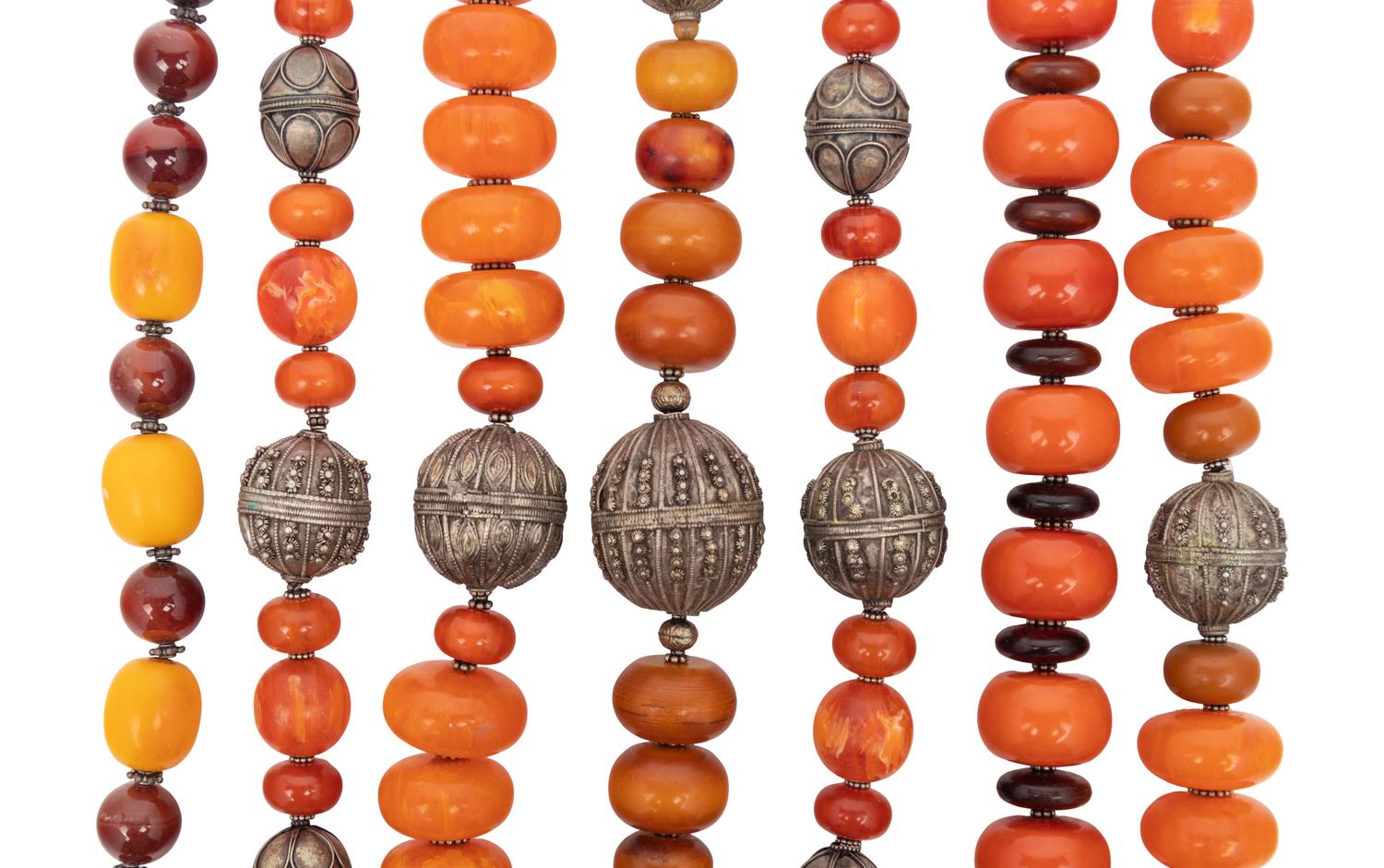 A Group of Seven Beaded Necklaces