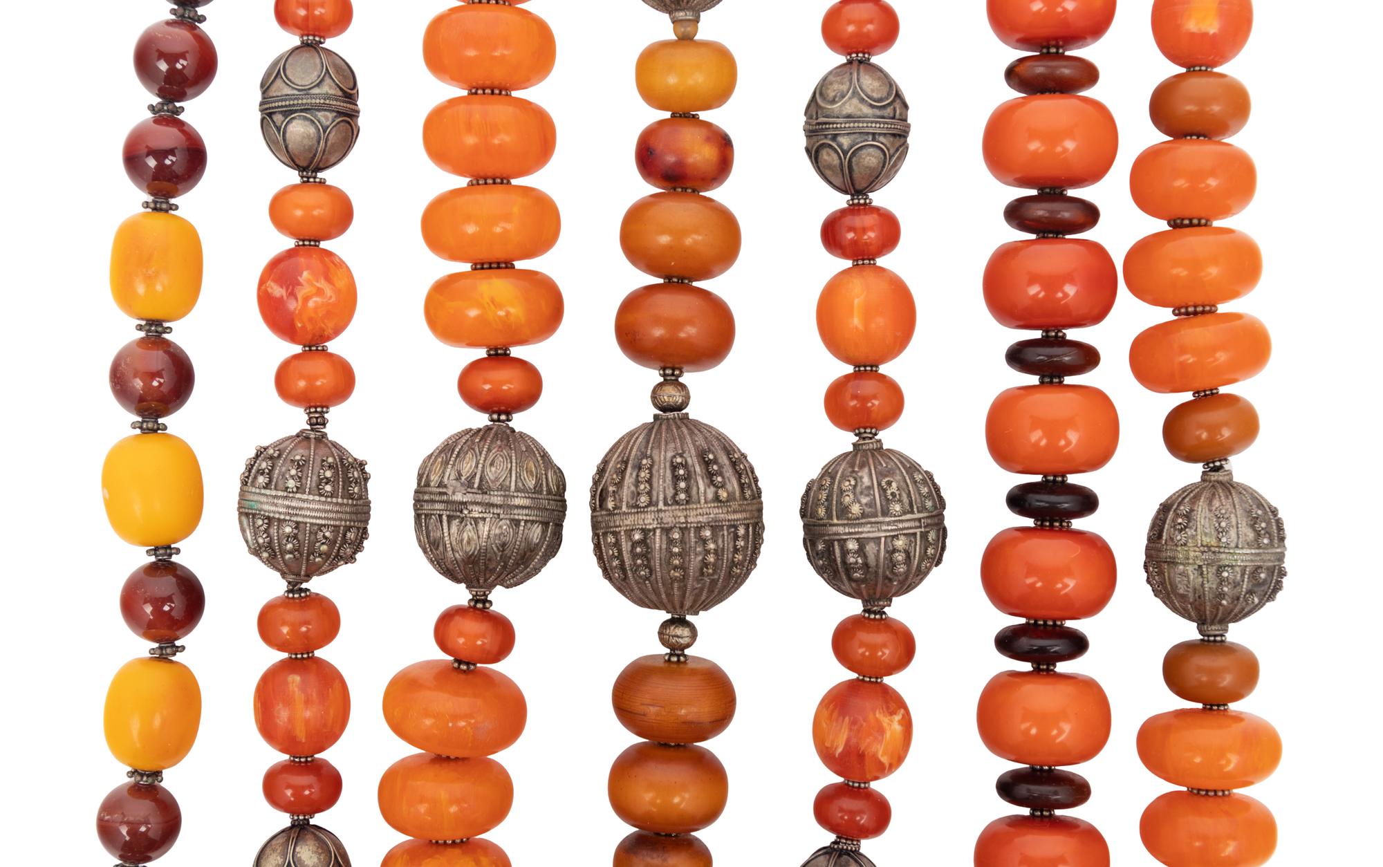 A Group of Seven Beaded Necklaces