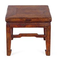 A Chinese Carved Fruitwood Jardinière Stand