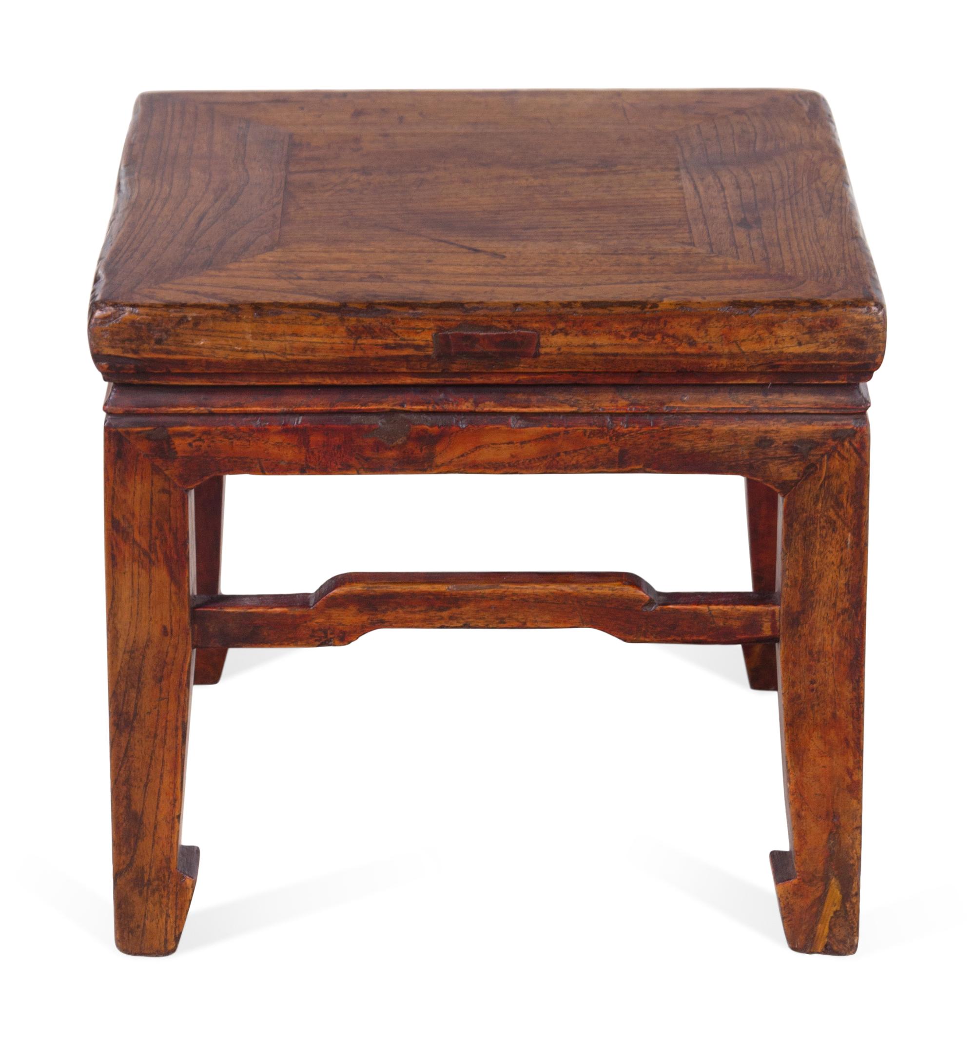 A Chinese Carved Fruitwood Jardinière Stand