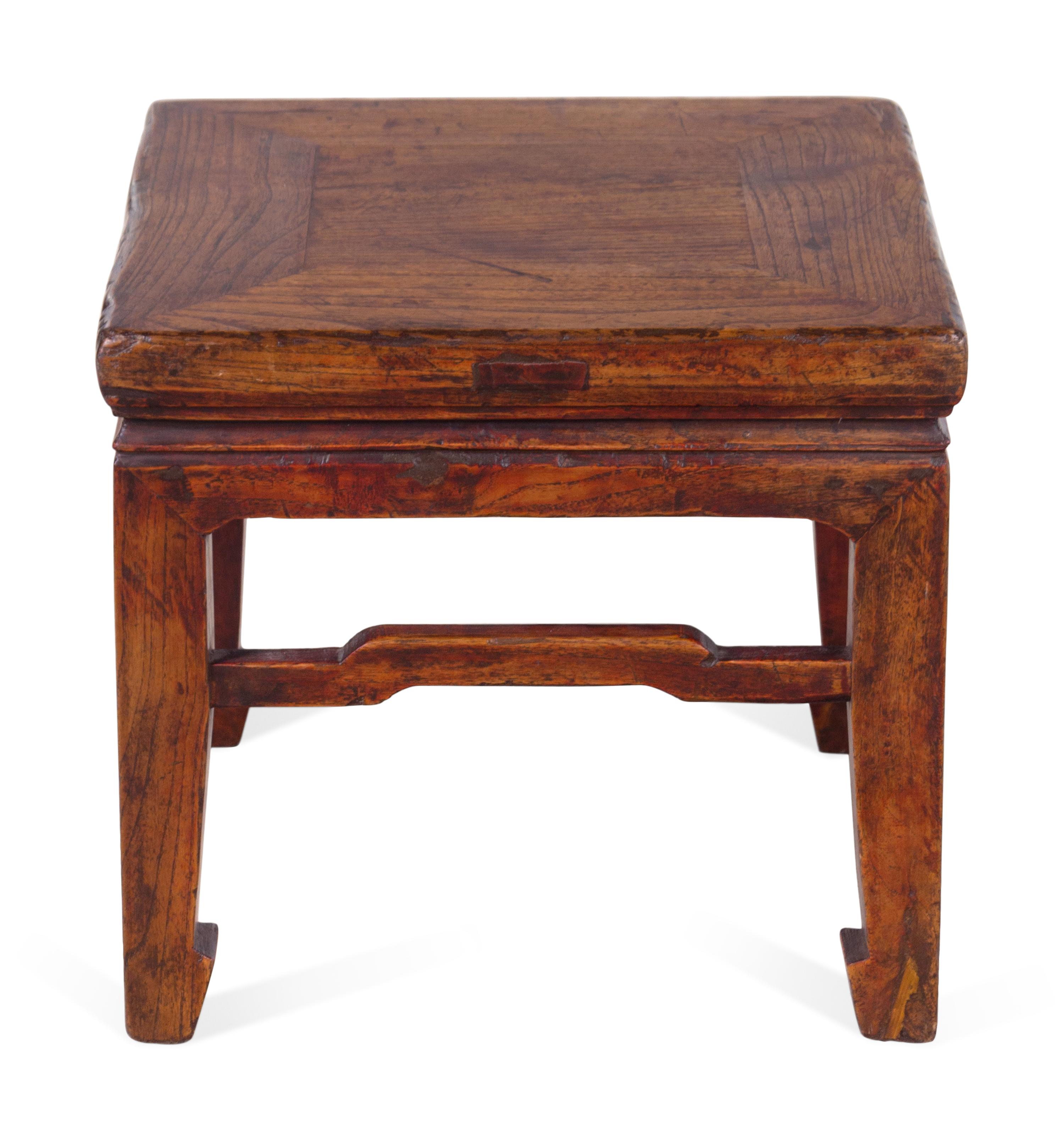 A Chinese Carved Fruitwood Jardinière Stand