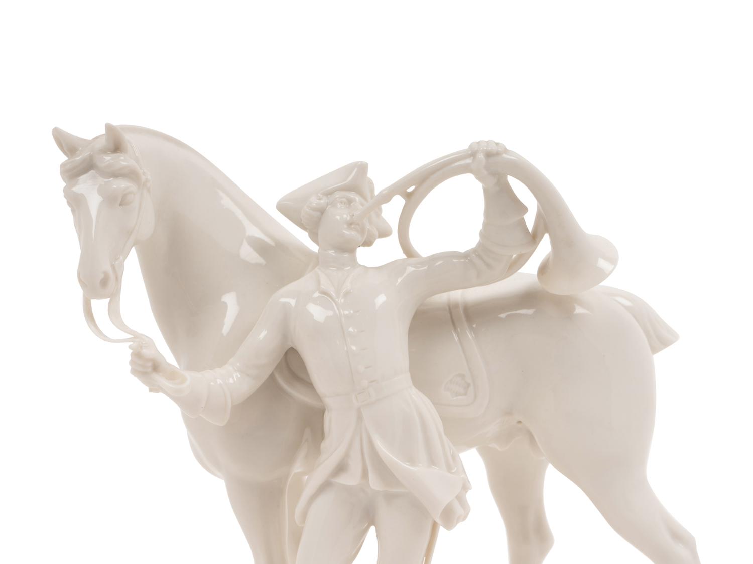 A Group of Twelve Nymphenburg Porcelain Equestrian Groups