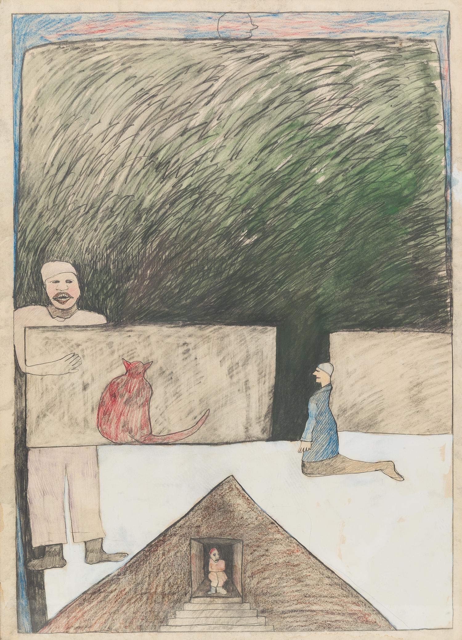 Mana Lagerholm, (Swedish, 1946-2001), Untitled c. 1970's