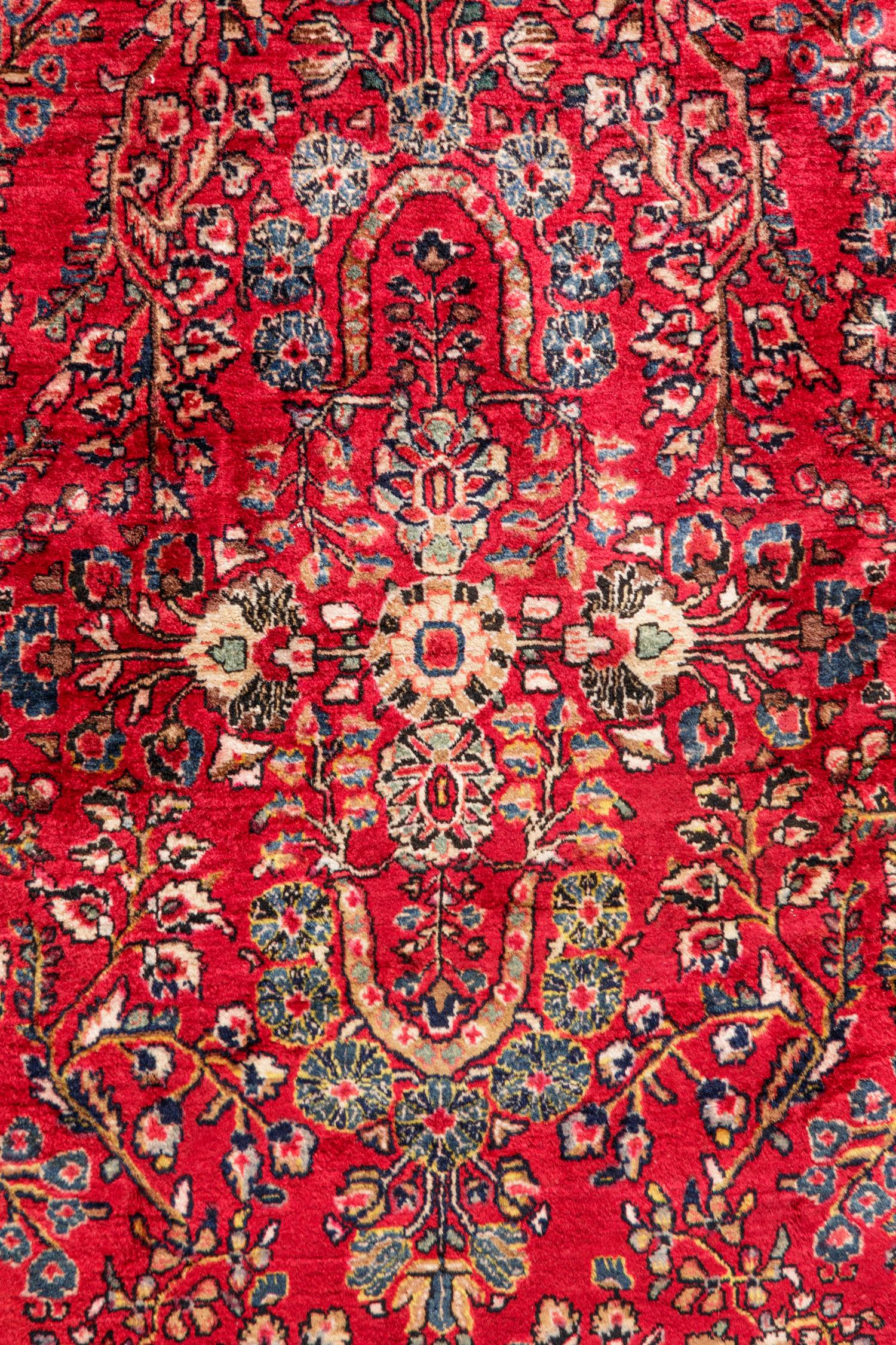 A Sarouk Wool Rug