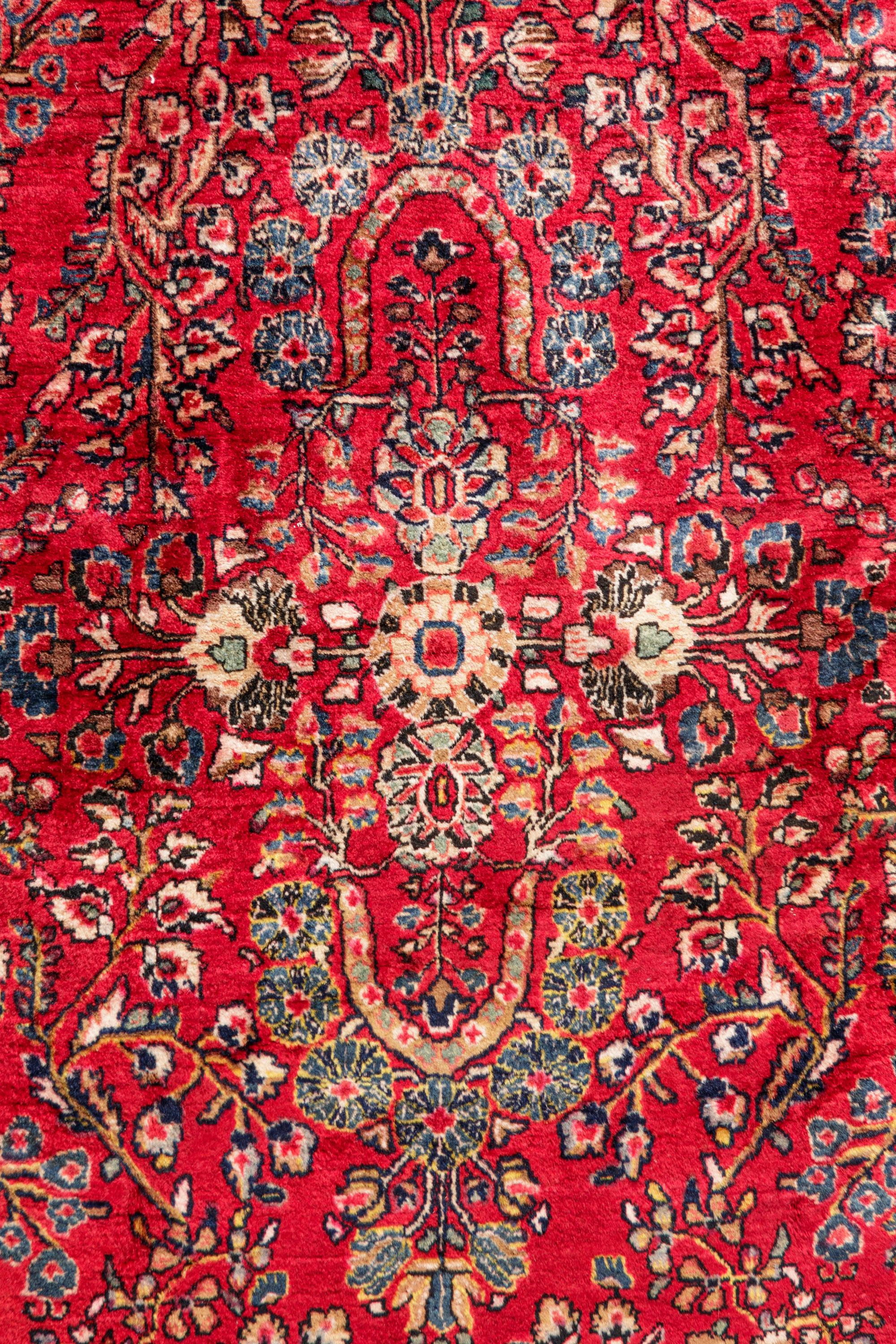 A Sarouk Wool Rug
