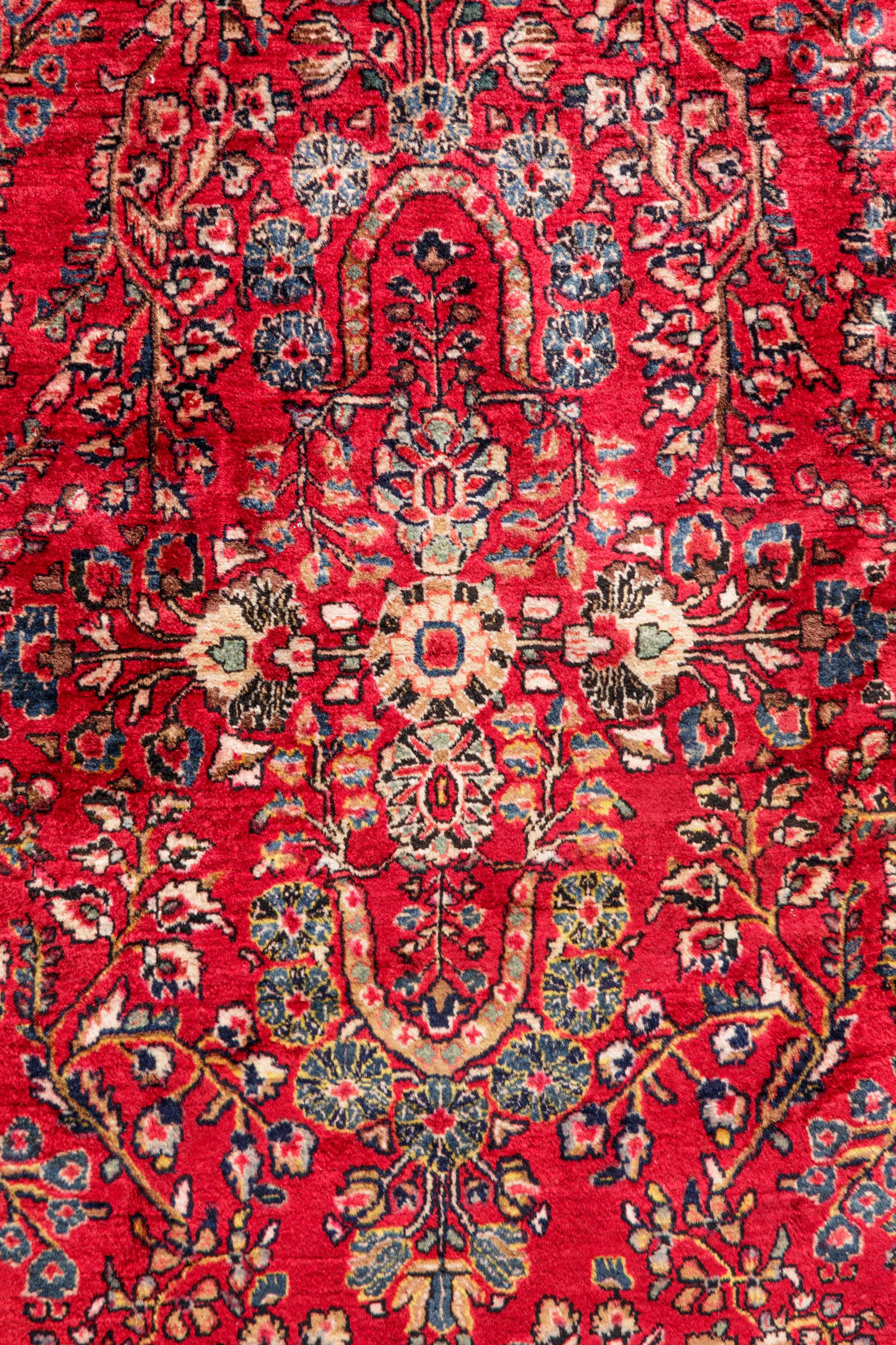 A Sarouk Wool Rug