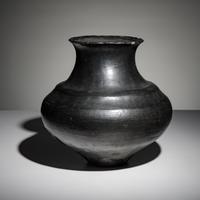 Santa Clara Blackware Pottery Jar