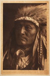 CURTIS, Edward (1868-1952). Crazy Thunder - Ogalala (Plate 104, portfolio 3)