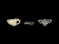 Three Chinese Hardstone Cups