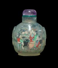 A Chinese Inside Painted Agate Snuff Bottle