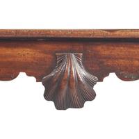 An Irish George II Carved Mahogany Dished Top Tea Table