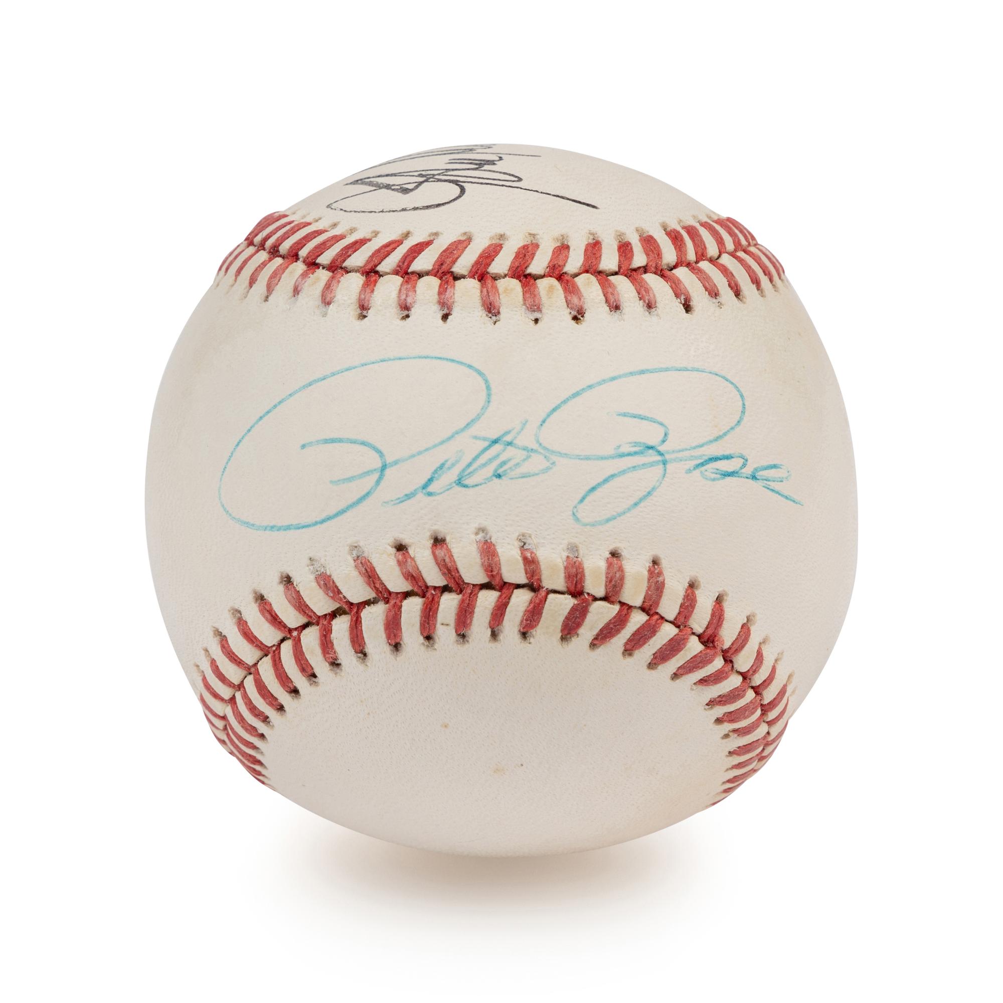 A Large Group of Pete Rose Items Including Multiple Autographs and Full Ticket from 4,192 Career Hit Game,