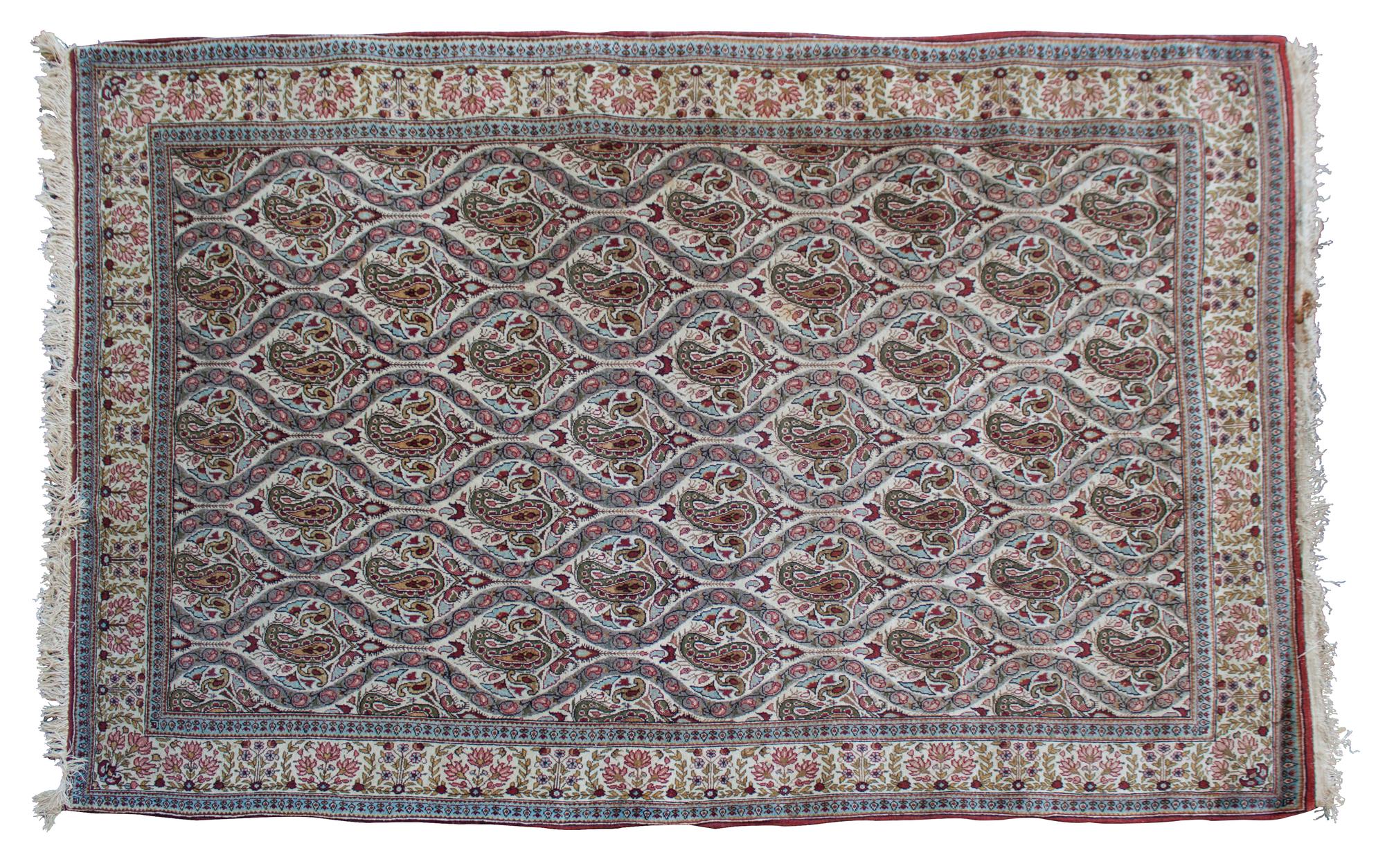 A Tabriz Wool Rug 7 feet x 4 feet 5 inches. — SECOND HALF 20TH CENTURY