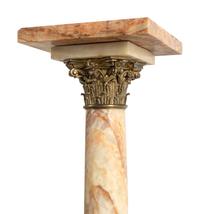 A Continental Gilt Bronze Mounted Onyx Pedestal