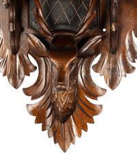 A Pair of Carved Wood Stag Wall Brackets