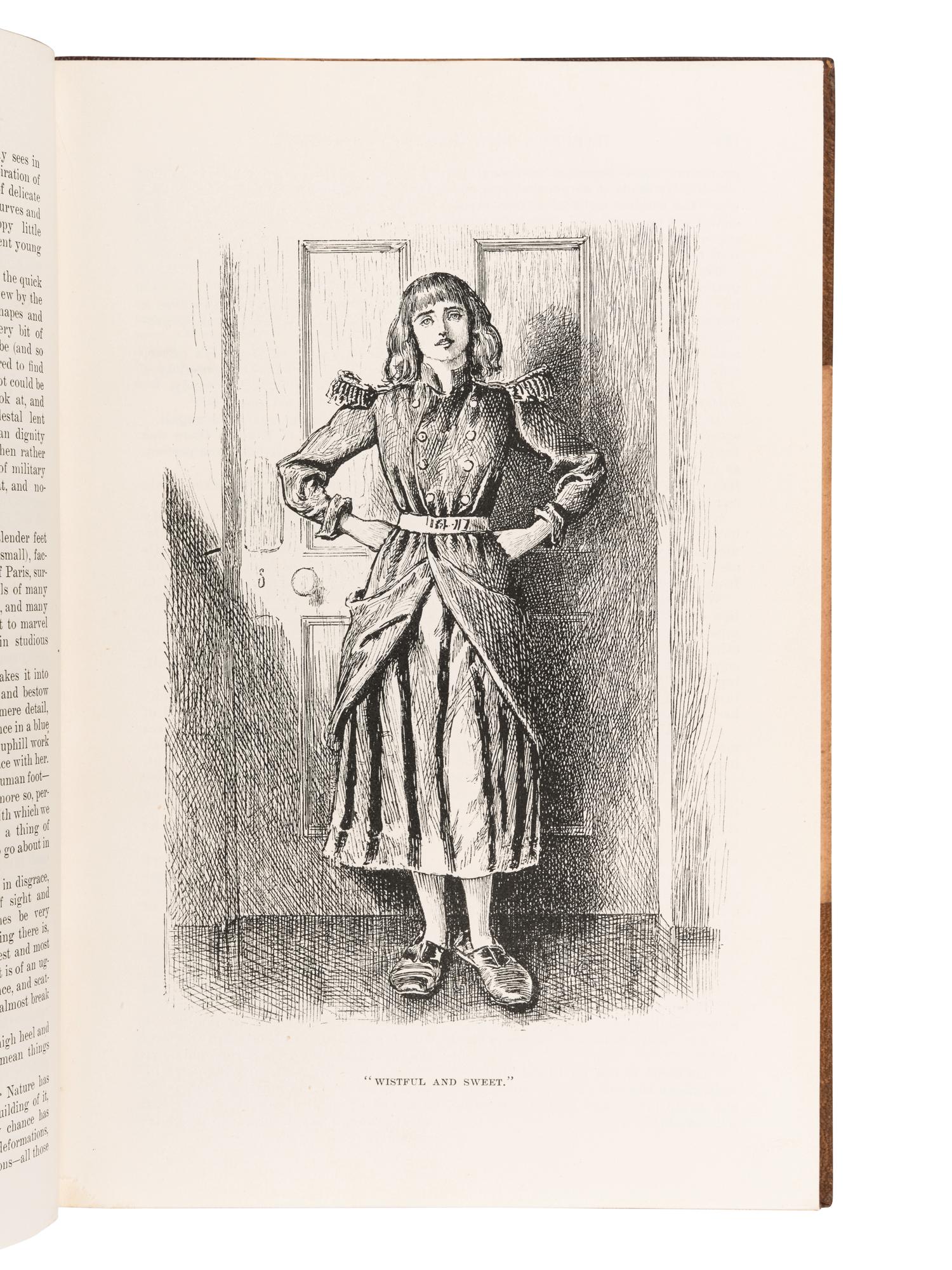 DU MAURIER, George (1834-1896). Trilby. [New York: Harper & Brothers, 1894]. As printed in Harper's New Monthly Magazine , Vol. LXXXVIII, January 1894.