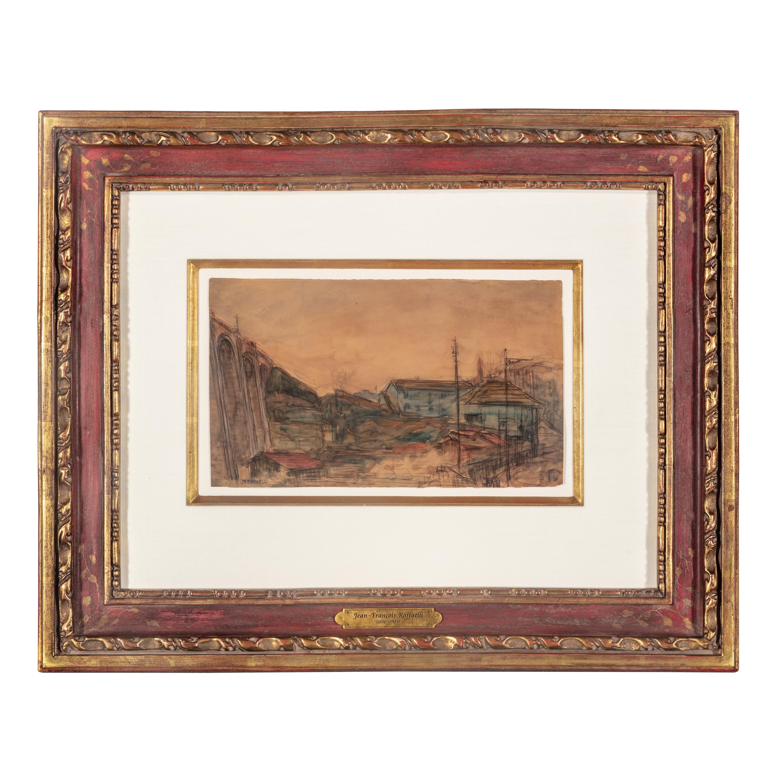 Jean François Raffaëlli (French, 1850-1924) — Pont