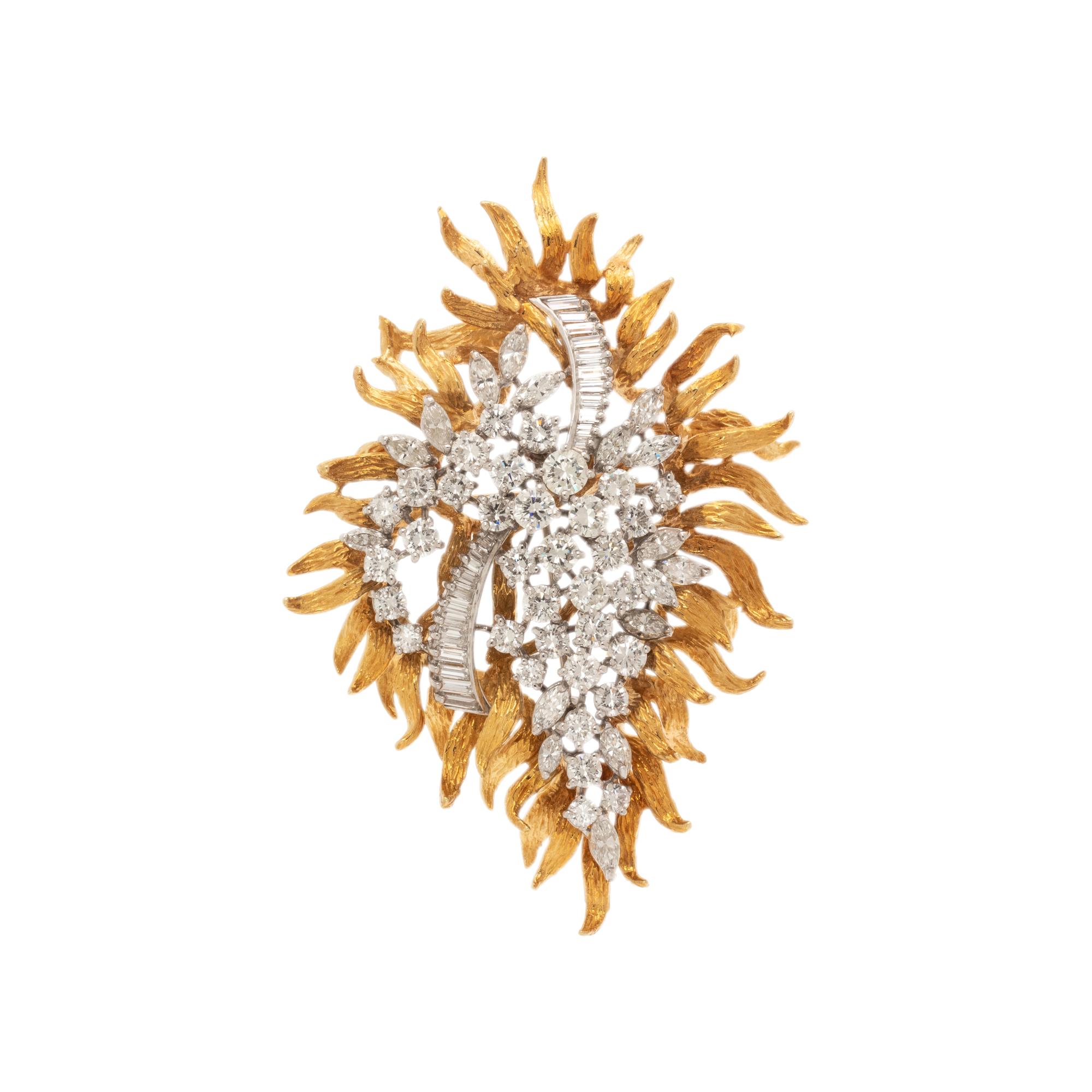 DIAMOND CONVERTIBLE BROOCH