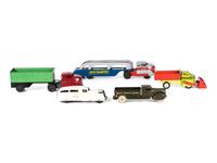 Five Wyandotte Pressed Steel Vehicles