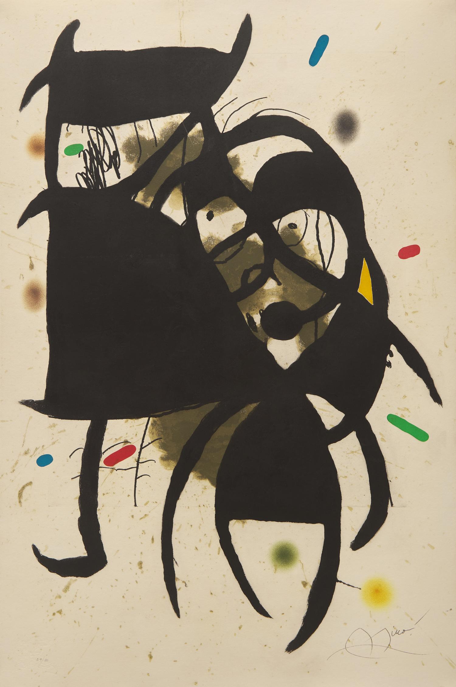 Joan Miró (Spanish, 1893–1983) — Fundació Palma IV , 1988
