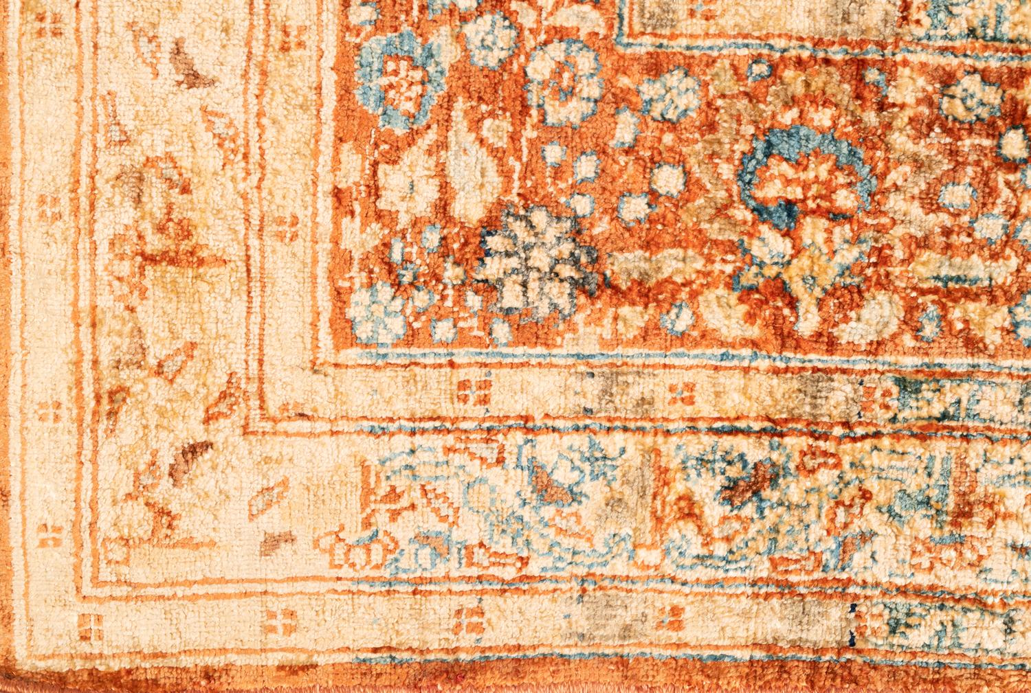 A Tabriz Silk Rug