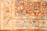A Tabriz Silk Rug
