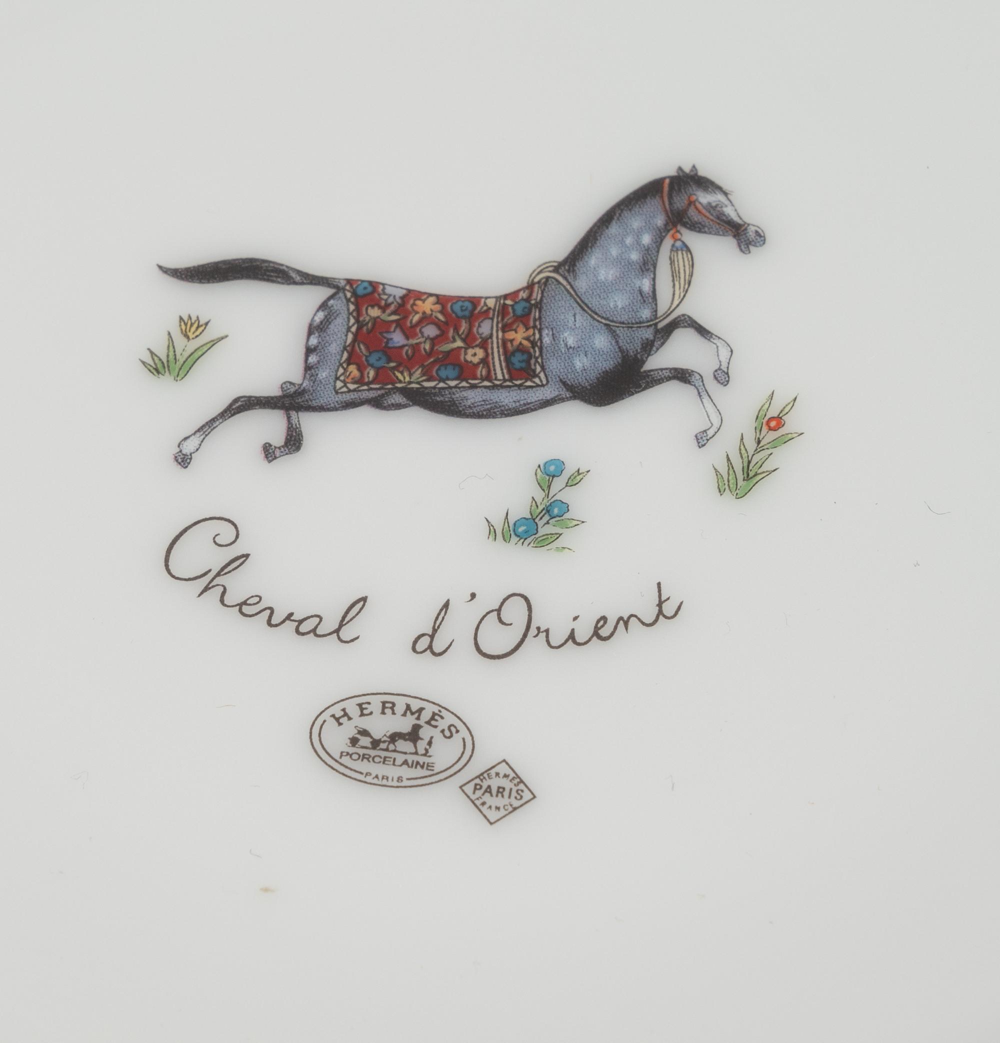 An Hermès Cheval d'Orient Center Bowl
